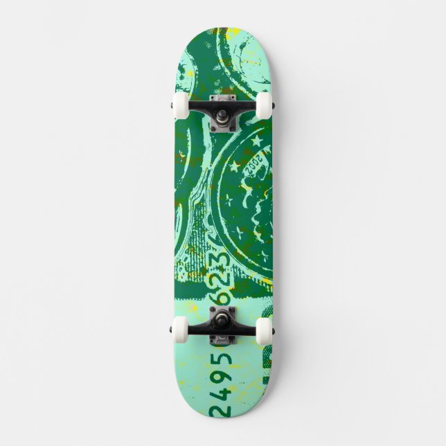 Skate Dinheiro verde (Frente)