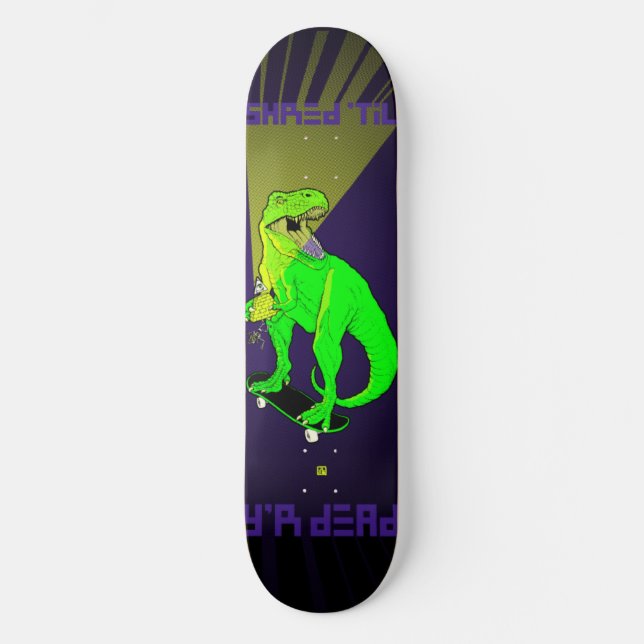 Skate Dinossauro da equipe (Frente)