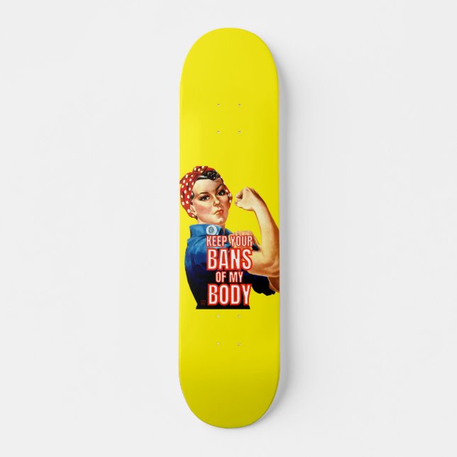 skate "DIREITOS DA MULHER 101" (Frente)