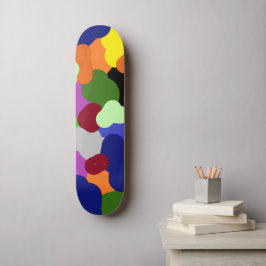 Skate Diseño de pinceladas en verde