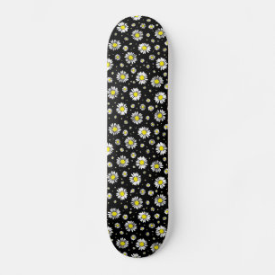 Skate Disias - Tabuleiro Floral Preto