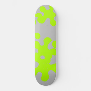 Skate diversão neon verde de cinzas de lodo