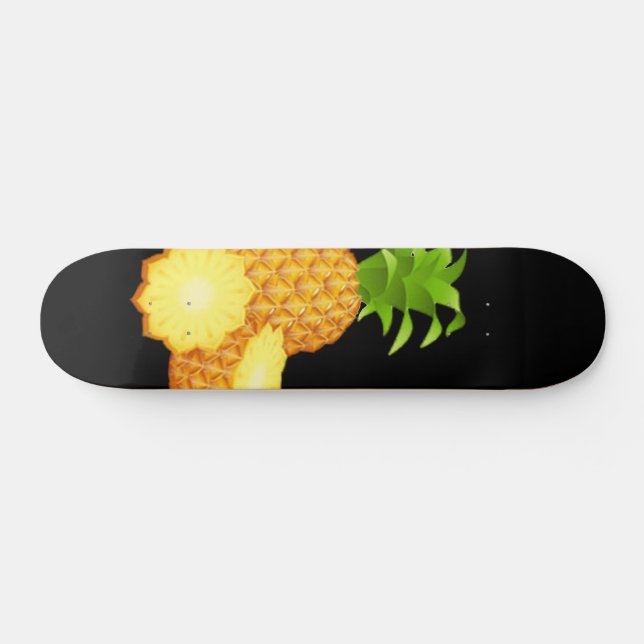 Skate design de maçã com cobra