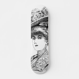 Skate do chapéu das senhoras