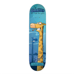 Skate do costume dos girafas. Meus girafas são