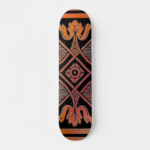 Skate do design floral