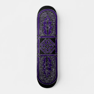 Skate do design floral