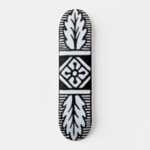 Skate do design floral