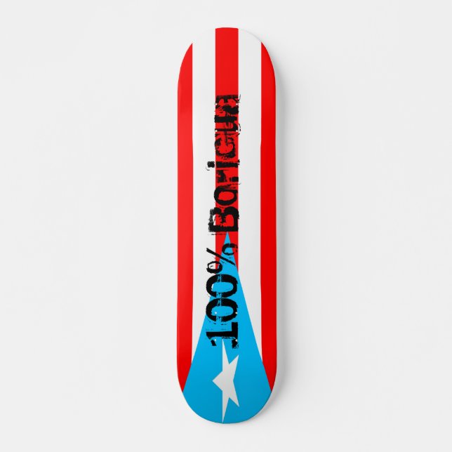 Skate do fotorreceptor, Boricua 100% (Frente)