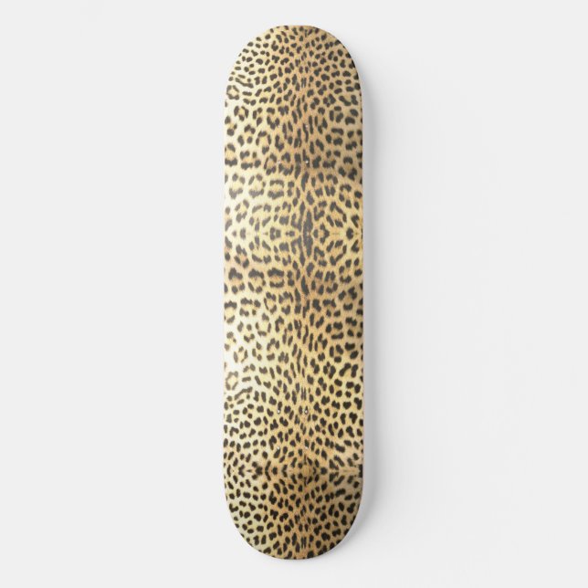 Skate do impressão do leopardo (Frente)