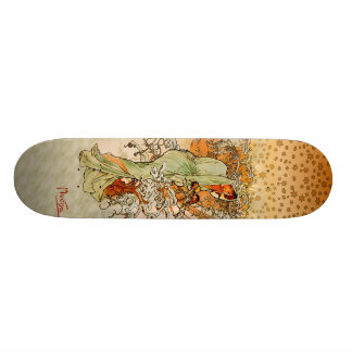 Skate do inverno de Alfons Mucha