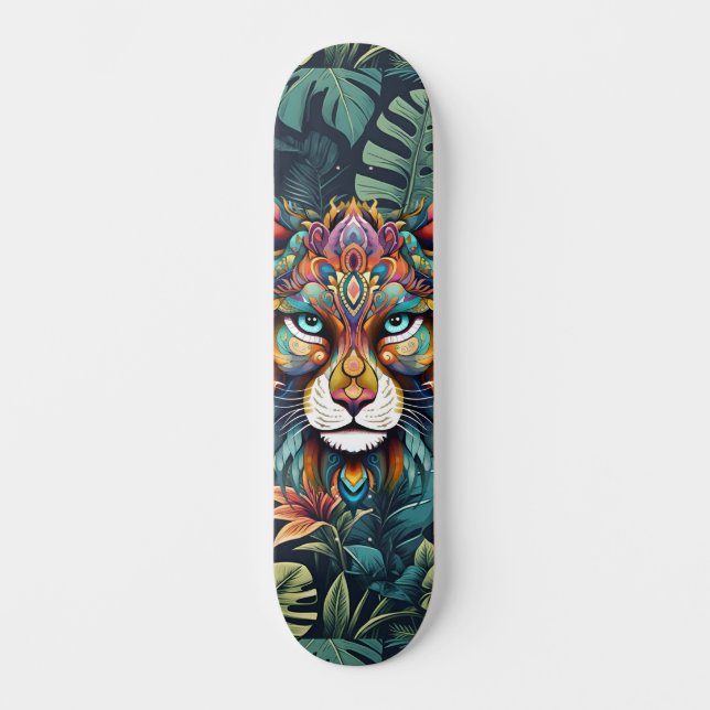 skate do Leão Selva de Boho (Frente)