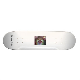 Skate do logotipo de WCSL Baphomet!