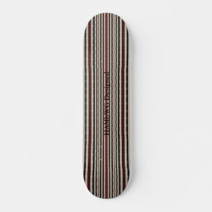 Skate do projeto de HAMbyWG - listra vermelha