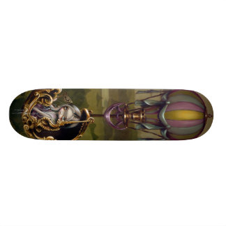 Skate do steampunk do Chariot do balão