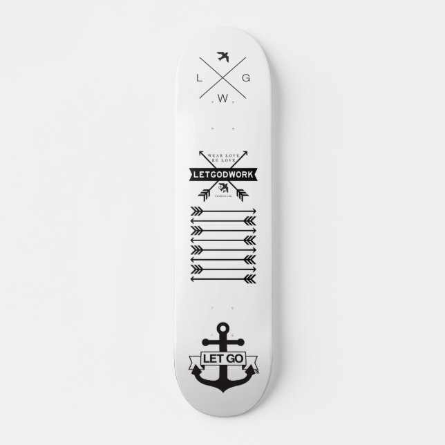Skate do Tri Logotipo de LGW (Frente)