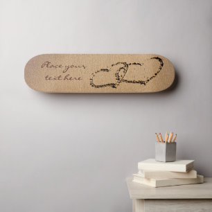 Skate Dois Corações Na Areia