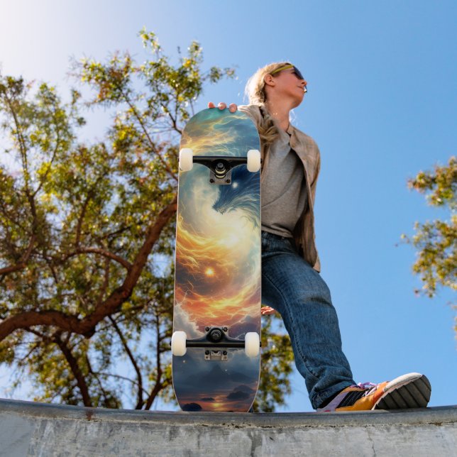 Skate Dois monstros marinhos perseguem-se mutuamente, fa (Ao ar livre 1)