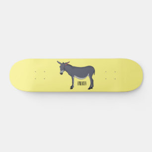 Skate Donkey cartoon illustration