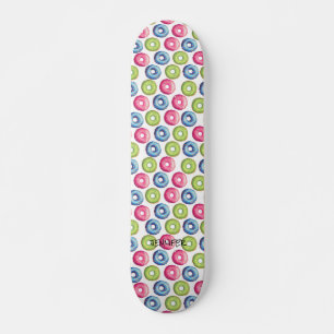 Skate Donuts & Name or Text White