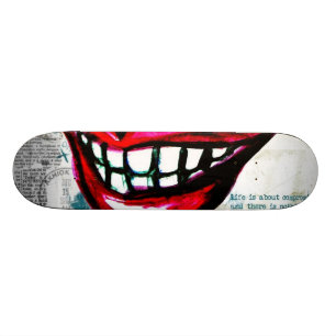 Skate dos lábios do Grunge