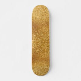 Skate Dourado brilho