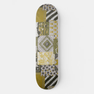 Skate Dourado Decodificador de Tabuleiro de Patchagem