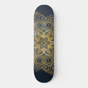 Skate Dourado Mandala
