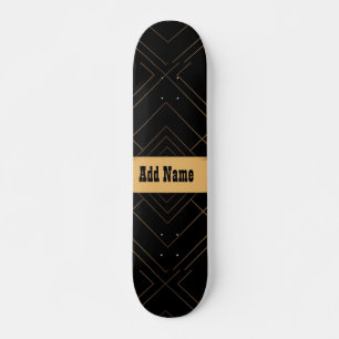 Skate Dourado negro
