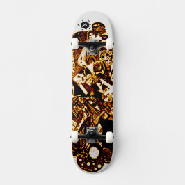 Skate Dourado negro Legal
