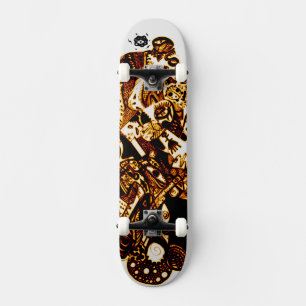 Skate Dourado negro Legal