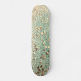 Skate Dourado Stardust no Mar Verde