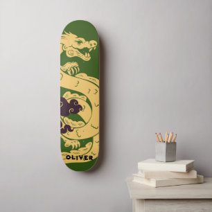 Skate Dragão Chinês Personalizado