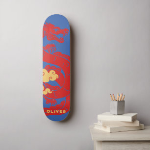 Skate Dragão Chinês Personalizado