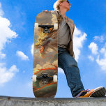 Skate Dragão Fantástico Soando em Nuvens Ouro Vermelho V<br><div class="desc">O skate apresenta uma ilustração impressionante que mostra um dragão majestoso em verde, vermelho e ouro está crescendo majestamente através das nuvens, suas escalas brilhando enquanto se movia com um ritmo elegante e poderoso. Europeia: Se precisar de ajuda, por favor, sinta-se sempre à vontade para me contactar através do "VENDEDOR...</div>