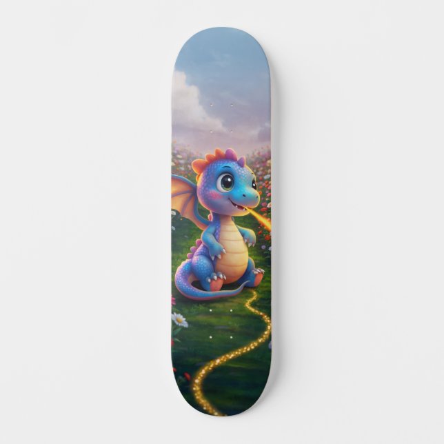 Skate Dragão Fofo (Frente)