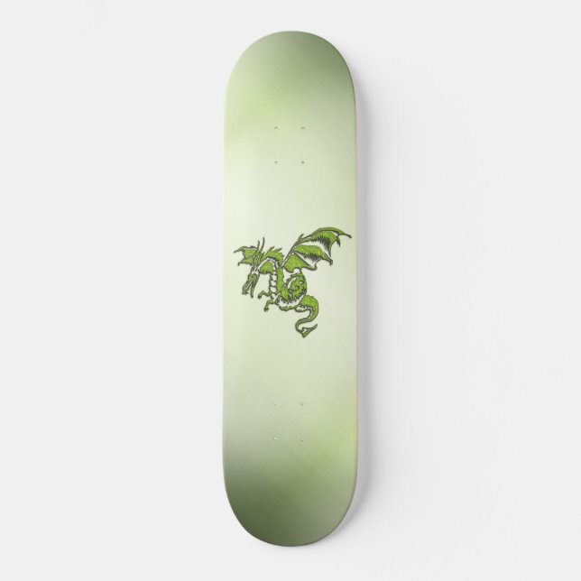 Skate Dragão Lutador Verde (Frente)