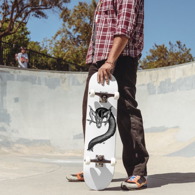 Skate Dragão no estilo de tatuagem (Ao ar livre 2)