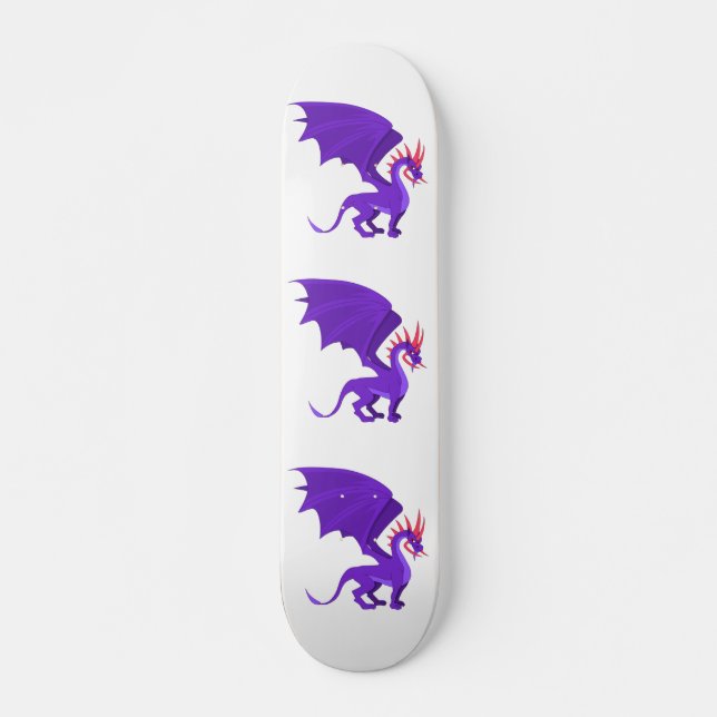 Skate Dragão roxo (Frente)