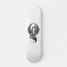 Skate Dragão sentado em Yin Yang