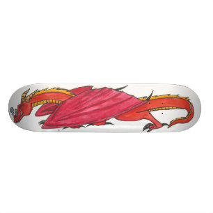 Skate Dragão vermelho