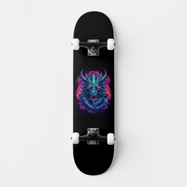 Skate Dragon Turquoise (Frente)