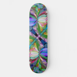 Skate Dragonfly Garden Abstrato Floral