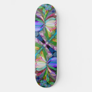 Skate Dragonfly Garden Abstrato Floral