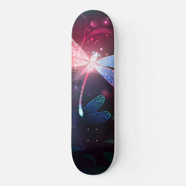 Skate Dragonfly vermelha (Frente)