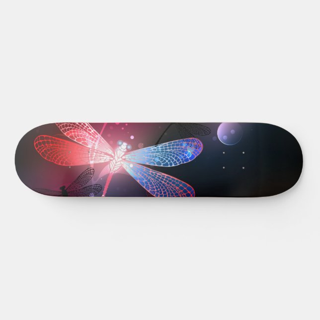 Skate Dragonfly vermelha (Horz)