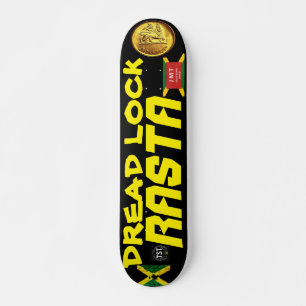Skate DREAD LOCK RASTA OFICIAL 7, 3/4 pol.