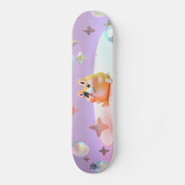 Skate Dreamy little bear, bubbles, and stars- yoga mat