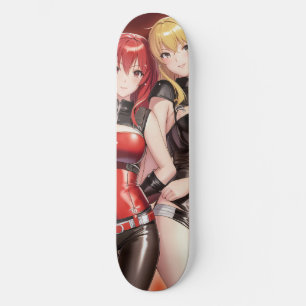 Skate Duas Meninas de Anime
