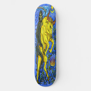 skate Dvil e Dourado Bull